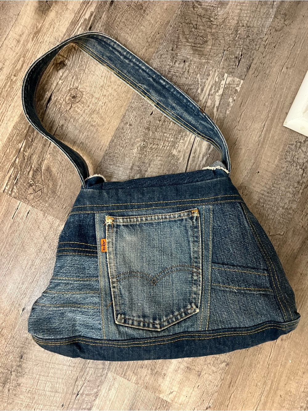 70’s Denim Shoulder Bag